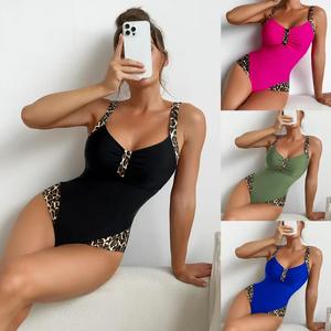 Maillot de bain de luxe pour femmes, noir, manches longues, dos nu, diamanté, une pièce, maillot de bain de plage, monokini - Product Image 4