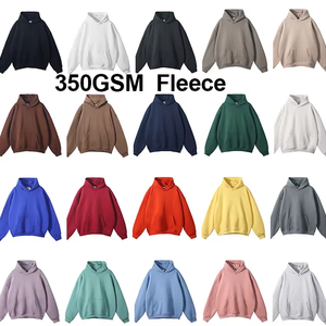 เสื้อฮู้ดดี้แฟชั่นทรงโอเวอร์ไซส์ สีพื้น หนัก 350GSM แบบสั่งทำพิเศษ ทรงหลวม ดีไซน์เรียบหรู พรีเมียม - Product Image 4