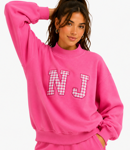 Sudadera Casual Personalizada para Mujer, Cuello Redondo, Mezcla de Algodón, Tejido Suave, Estilo Moderno, Fabricante OEM - Product Image 1