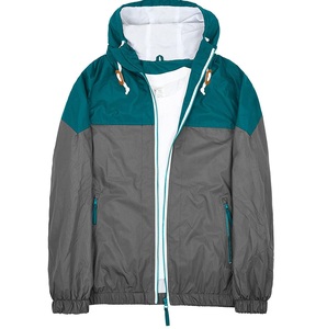 Plus Size Red Color Workwear Oversized Zip up Windbreaker Jacket With Hoodie & Pocket Stylish Nylon Made Coaching <b>Trainer</b> Jacket - Product Image 6