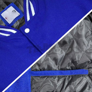 Chaqueta Letterman con Mangas de Cuero, Estilo Varsity Personalizado, Ropa Exterior Informal de Calidad, Directo de Fábrica - Product Image 6