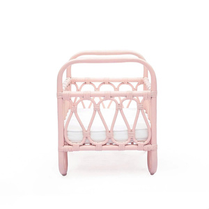 Adorable berceau pour poupée fait main, accessoires pour poupée, berceau pour nouveau-né, lit bébé moderne pour bébé - Product Image 3