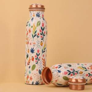 Bouteille en cuivre élégante pour une hydratation et un bien-être sécurisés, idéale pour le bureau, la salle de sport, les voyages et dotée d'un design anti-fuite. - Product Image 2