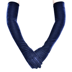 Guantes Largos de Terciopelo para Mujer, Ecológicos, Cálidos para Invierno, de Felpa, Retro, Formales, para Fiestas y Vestidos de Noche - Product Image 4