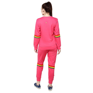 <b>Sweatshirt</b> for Women <b>Long</b> Sleeve Straight Pullover Hoodies with Front Logo Winter Track Suit Made in Pakistan - Product Image 1