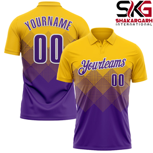 Polo de golf personnalisé respirant en maille, manches courtes, avec nom, numéro et impression d'équipe, tenue de club - Product Image 3