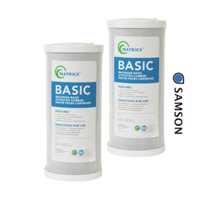 Filtre à charbon actif Matrikx 05 450 10 BASIC 10 pouces Big Blue, matériau en carbone, meilleur classement 2026 - Product Image 1