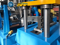 Machine de profilage de garde-corps à grande vitesse GrandForce, à double et triple vague commutables, avec moteur complet pour garde-corps routier