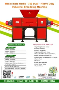 Trituradora de Chatarra de Hierro Más Vendida, Trituradora de Metal Semiautomática de 500–1000 Kg/Hr para Reciclaje Industrial - Product Image 2
