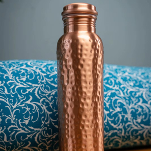 Nouvelle bouteille d'eau tendance en cuivre pur à 100 % - Product Image 1