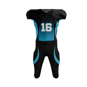 OEM New Arrival Black Color Sublimated Football Uniform 100% Mesh Fabric V-<b>Neck</b> Jersey Pants Set For Team Worldwide Shipping - Product Image 2