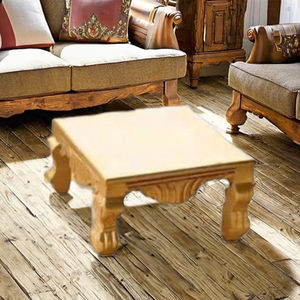 Wholesale Extendable Foldable Vintage Cedar Wooden Ottoman Stool Convertible Living Room Furniture Natural Side Table Outdoor - Product Image 1