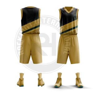 ชุดบาสเก็ตบอลโพลีเอสเตอร์สมัยใหม่ วัสดุยืดหยุ่น ทนทาน ออกแบบมาเพื่อความสบาย ประสิทธิภาพสูง และการใช้งานที่ยาวนานสำหรับทีม - Product Image 4