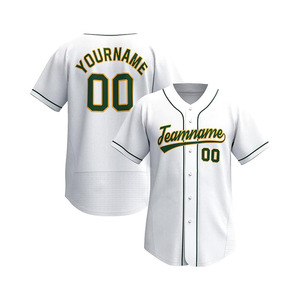 Maillot de baseball personnalisé, chemises boutonnées personnalisées cousues/imprimées, uniforme de sport pour hommes, femmes et jeunes - Product Image 1