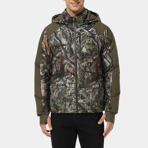Chaqueta Deportiva Impermeable para Hombre FASPAR, Forro Polar con Estampado Digital, Camuflaje, para Caza y Senderismo, Otoño, Manga Larga, Frente y Dorso - Product Image 5