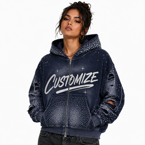 Wholesale Women's spring <b>lightweight</b> <b>hoodie</b> with Jersey <b>Hoodie</b>, Factory Price Low MOQ Export - Product Image 5
