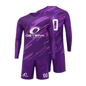 Conjuntos Deportivos de Fútbol de Poliéster con Impresión por Transferencia de Calor, Fabricación Profesional de Uniformes de Fútbol para Equipos - Product Image 1
