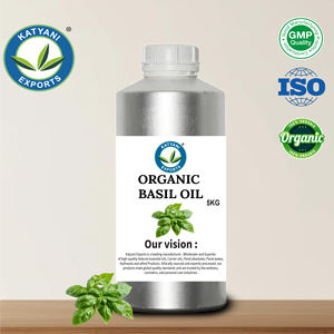 Huile Essentielle de Basilic Biologique - Certifiée Biologique USDA, Distillée à la Vapeur, Huile Végétale en Vrac d'Ocimum Basilicum - Origine Madhya Pradesh - Product Image 5