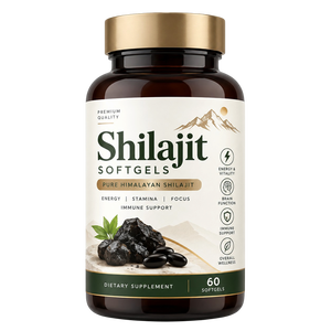 Shilajit 100% naturel en gélules souples, 60 capsules, best-seller, marque privée, gélules de Shilajit pour soutenir l'énergie et l'endurance chez les hommes - Product Image 2