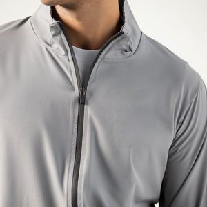 Ensemble de survêtement pour homme, veste et pantalon de survêtement, design personnalisé, coupe-vent d'extérieur, survêtement en nylon et polyester, décontracté, pour homme - Product Image 5