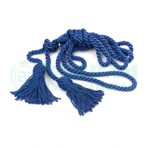 Cordons de croix personnalisés de qualité supérieure en polyester/coton/nylon, légers, enduits, avec pompons pour prêtre, noués, pour usage liturgique - Product Image 1