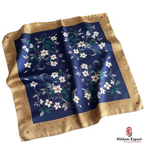 Soft Lightweight Square Scarf Womens Fashion Accessory Custom Printed OEM ODM Textile Manufacturer Bali Custom Fabric Products - Product Image 3