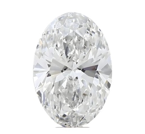 Diamant de laboratoire taille ovale, pierre non montée, couleur D, clarté VVS2, certifié IGI, excellente taille, service de fabrication d'échantillons pour la création de bijoux - Product Image 1