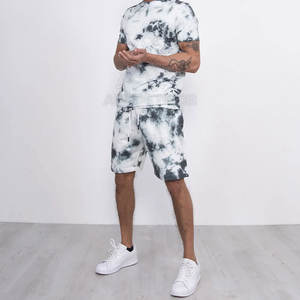 Nuevo Diseño Personalizado, Conjunto de Camiseta y Pantalones Cortos para Hombre, Ropa Casual de Verano, Venta al Por Mayor - Product Image 2