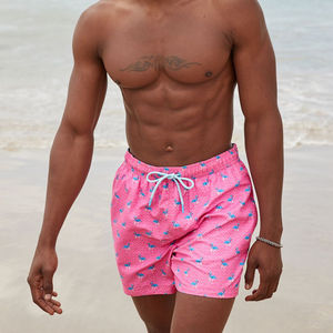 Trajes de Baño Personalizados para Hombre, 100% Algodón, Ligeros, Transpirables, de Secado Rápido, Shorts para Natación, Playa y Verano, OEM - Product Image 1