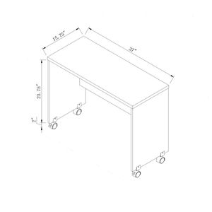 Supporto portatile durevole per stampante a cacao rosso - Product Image 3