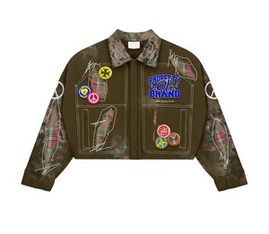 แจ็คเก็ตหนัง PU แฟชั่นใหม่ปี 2026 สำหรับผู้หญิง พิมพ์ลายตัวอักษร TAHAD สไตล์สตรีทแวร์ ทรงยูนิฟอร์ม กระดุมแถวเดียว สำหรับฤดูใบไม้ร่วง - Product Image 3