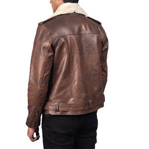 Nouvelle conception confortable, veste en cuir pour homme, best-seller, veste en cuir fourrée pour l'hiver, veste d'hiver pour homme - Product Image 3