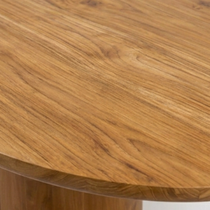 Mesa de Comedor Ovalada Moderna con Base de Madera, Muebles Minimalistas para Hogar, Cafetería, Villa - Product Image 5