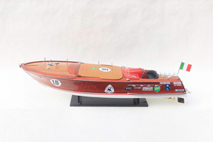 SUPER RIVA ZOOM - Modèle de bateau rapide italien en bois fait main, style nautique, technique de peinture GIA NHIEN CO. LTD SB5912P - Product Image 2