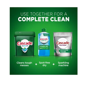 Detergente Auténtico para Lavavajillas Cascade Platinum Plus ActionPacs, Caja de 72 Unidades, Lucha Avanzada Contra la Grasa - Product Image 2