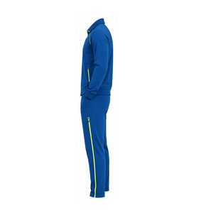 Men Sport Tracksuits Custom OEM Fleece Training Set Zip Jacket Jogger <b>Pants</b> Wholesale Athletic Gym Wear Supplier Bulk Sportswear - Product Image 4