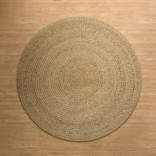 Tapis tressé en jute naturel fait main, personnalisable, antidérapant, multi-usages, très demandé - Product Image 3