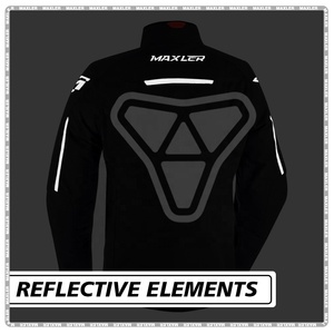 Chaqueta Corta Deportiva con Certificación CE para Motociclismo, Impermeable, Transpirable, Ligera, Ignífuga, con Protección UV, Tallas Grandes - Product Image 4