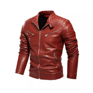 Veste en cuir tendance pour homme à prix de gros – Nouveau look imprimé style urbain pour l'hiver – Tenue de mode urbaine abordable - Product Image 3