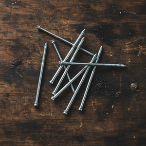 Vis à bois fendues à double extrémité en acier au carbone zingué, qualité industrielle PDC, classes 4.8 et 6.8, mesures impériales/métriques - Product Image 4