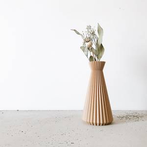Jarrón Decorativo de Madera Maciza para Flores Artificiales, Moderno, Hecho a Mano, Ecológico, Accesorio Decorativo para Mesa del Hogar - Product Image 2