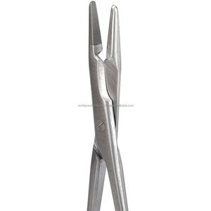 กรรไกรจับเข็มอเนกประสงค์สำหรับทันตกรรม WORLD PRECISION SURGICAL ขนาด 16 ซม. ชุดอุปกรณ์ผ่าตัด สแตนเลสสตีล ใช้ซ้ำได้ - Product Image 6
