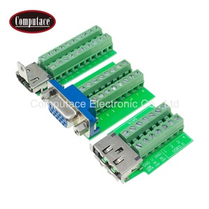 Conector USB2.0 y eSata Combo, Socket Hembra a Bloque de Terminales de Tornillo, Placa de Conexión, Módulo PCB para Signata y Cableado de Alimentación - Product Image 5
