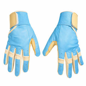 Guantes de Bateo de Béisbol SAAR INDUSTRIES de Piel de Vacuno Genuina de 0.8mm, Hechos a Medida, de Primera Calidad, con Cierre de Velcro para Ambas Manos - Product Image 3