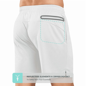 Pantalones Cortos Deportivos Transpirables de Doble Capa con Cierre para Hombre, Pantalones de Entrenamiento de Secado Rápido, Ropa Deportiva de Malla para Gimnasio, Pantalones Cortos de Baloncesto - Product Image 6