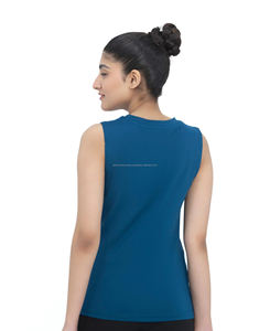 Hot Sale Women's Spandex Fitness Tank <b>Top</b> <b>Racer</b> <b>Back</b> Ribbed Workout Tank Casual Style for Gym and Clothing Size XS To 5XL - Product Image 2