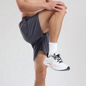 Pantalones Cortos Deportivos de Gimnasio para Hombre, Personalizados al por Mayor, Transpirables, de Secado Rápido, Cintura Elástica Media, Poliéster, Diseño Sólido, con Bolsillos - Product Image 6