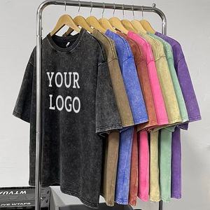 T-shirts Vintage Personnalisables Vierge 250 g/m² 100 % Coton Respirants Anti-boulochage Décontractés Grande Taille Vente en Gros - Product Image 2