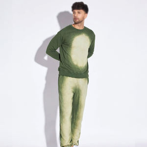 Ensemble de survêtement respirant et léger en coton 100% avec motif uni, effet délavé, sur mesure, idéal pour l'hiver, à prix abordable - Product Image 4