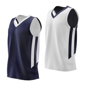 Maillot de basket-ball réversible personnalisé par sublimation, respirant, en polyester, uniforme d'équipe, fabricant, vente en gros - Product Image 4